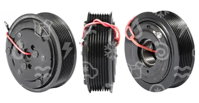 spojka pro kompresor SANDEN 7H13 (93 10-163), NEW HOLLAND, poly V8